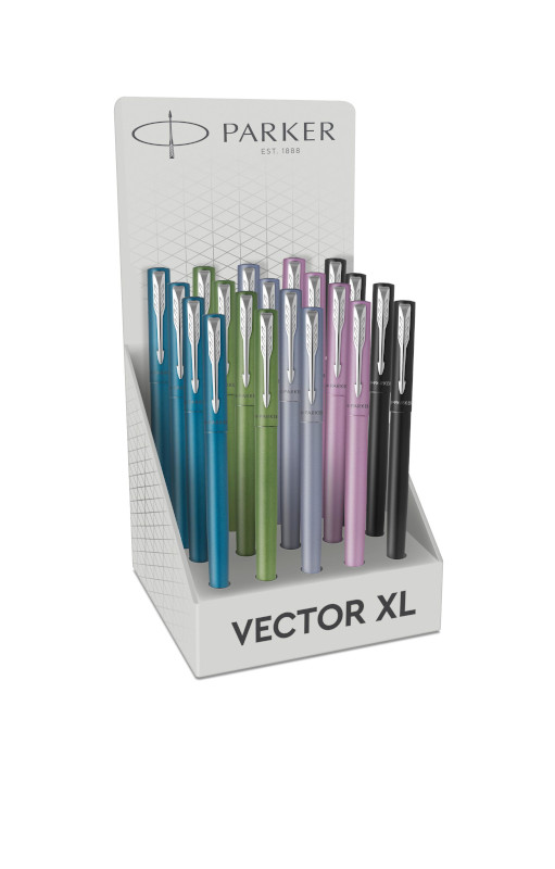Image of Reservoarpenna Parker Vector XL Fountain Pens Filled Display 20st 2162118 3026981621185