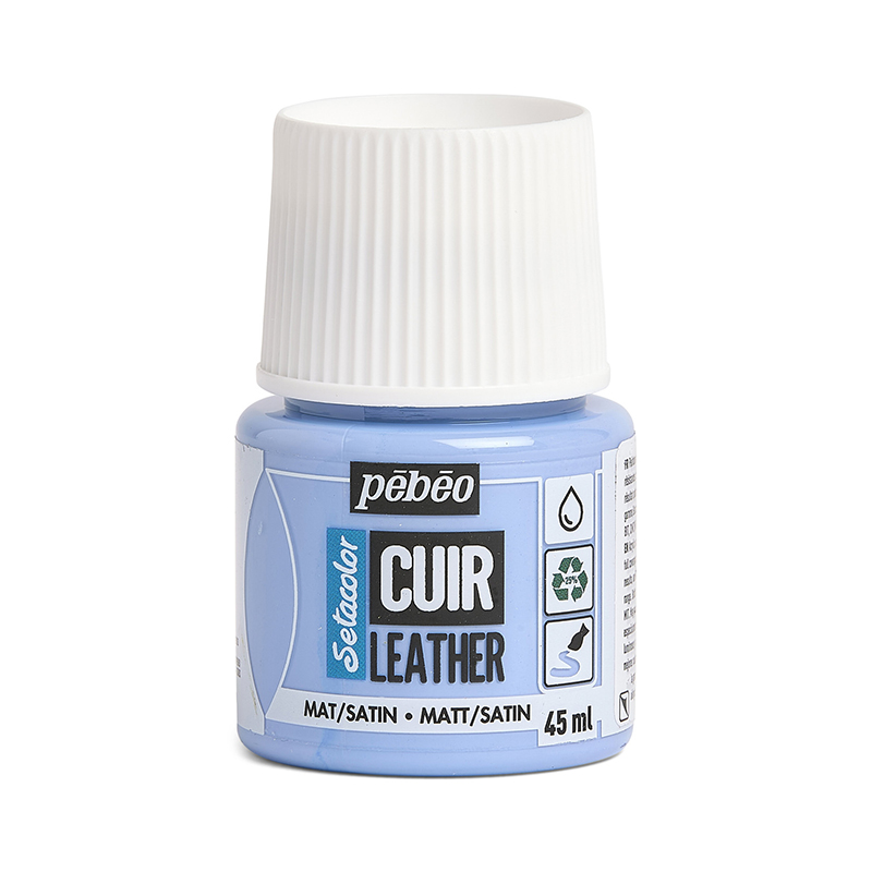 Image of Läderfärg Pebeo Cuir Leather 45ml - Iced Blue 295610 3167862956108