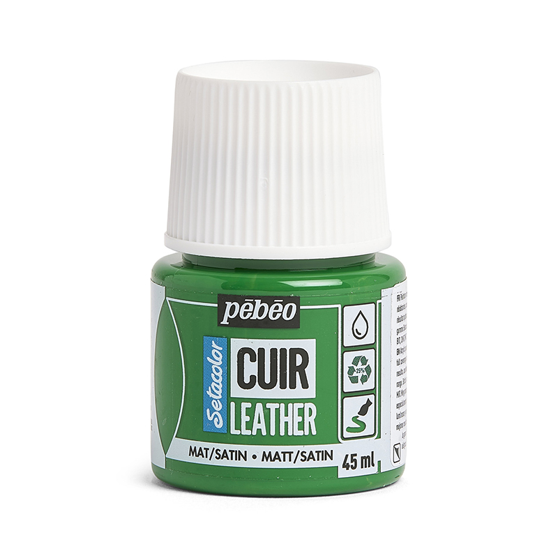 Image of Läderfärg Pebeo Cuir Leather 45ml - Cactus Green 295616 3167862956160
