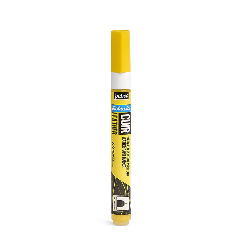Image of Läderfärg Pebeo Cuir Leather Marker - Vivid Yellow 295662 3167862956627