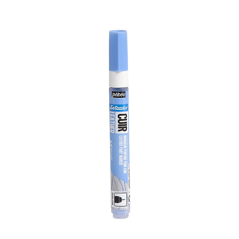 Image of Läderfärg Pebeo Cuir Leather Marker - Iced Blue 295665 3167862956658