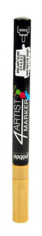 Image of Oljebaserad Marker Pebeo 4ARTIST MARKER 2 MM RONDE OR 580055 3167865800552