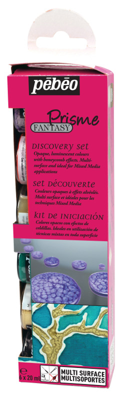 Image of Dekorationsset Pebeo Fantasy Prisme 6x20ml 754166 3167867541668