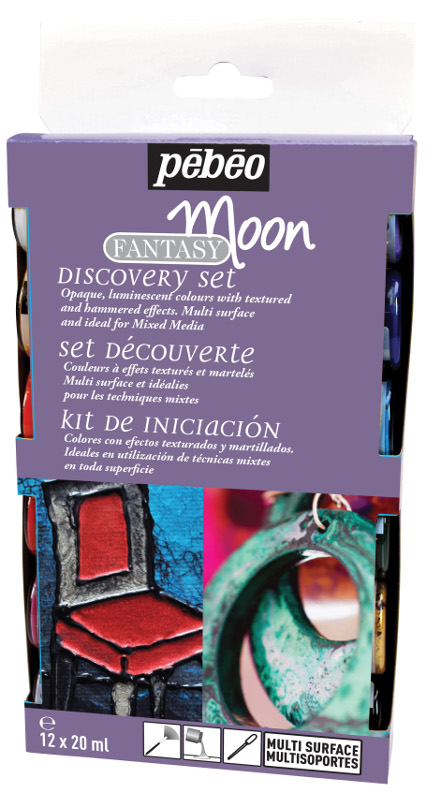 Image of Dekorationsset Pebeo Fantasy Moon 12x20ml 754467 3167867544676