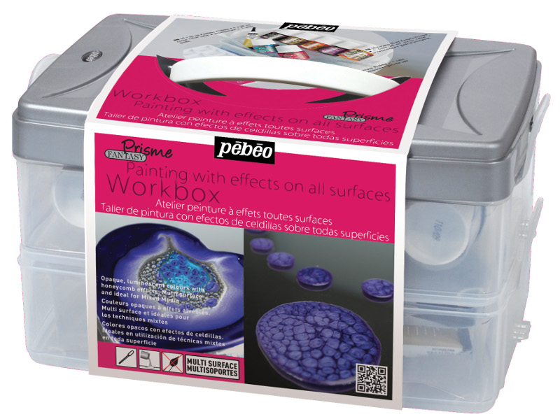Image of Dekorationsset Pebeo Fantasy Prisme 10x45ml + verktyg & medier 758409 3167867584092