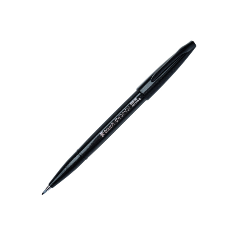 Image of Pentel Brush Sign Touch Black (10F) 2501501 4902506287052