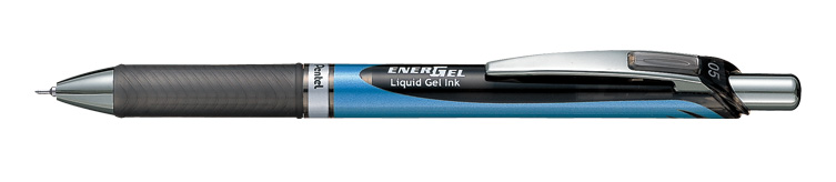 Image of Kulspetspenna  Pentel BLN75-A Energel 0,5mm Svart  tryck mek. 2175001 4902506070883