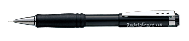Image of Stiftpenna  Pentel QE515 Twist Erase  0,5mm svart 2251501 72512099506