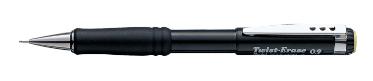 Image of Stiftpenna  Pentel QE519 Twist Erase 0,9mm svart 2291501 72512099681