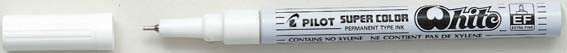 Image of Fiberpenna Pilot Vitpenna Extra Fine SC_W_EF (12F) 87974 4902505087974