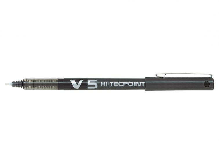 Image of Kulspetspenna Pilot Hi-Tecpoint V5 <RT> svart BXRT-V5-B 342868 4902505342868