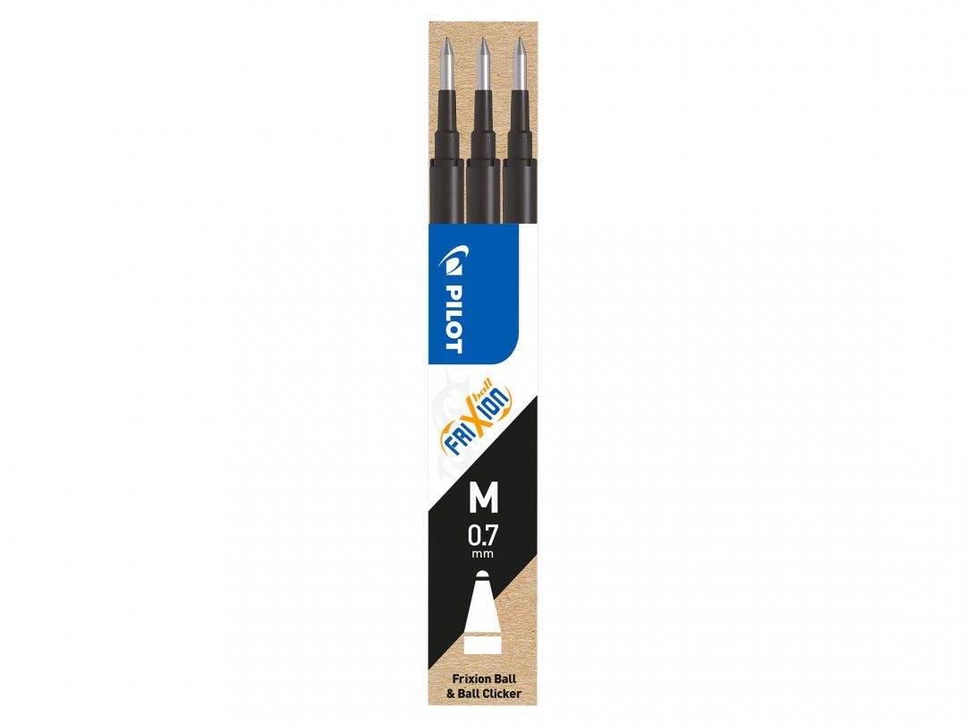 Image of Refill Pilot Frixion 0,7mm svart 3-p 356056 4902505356056