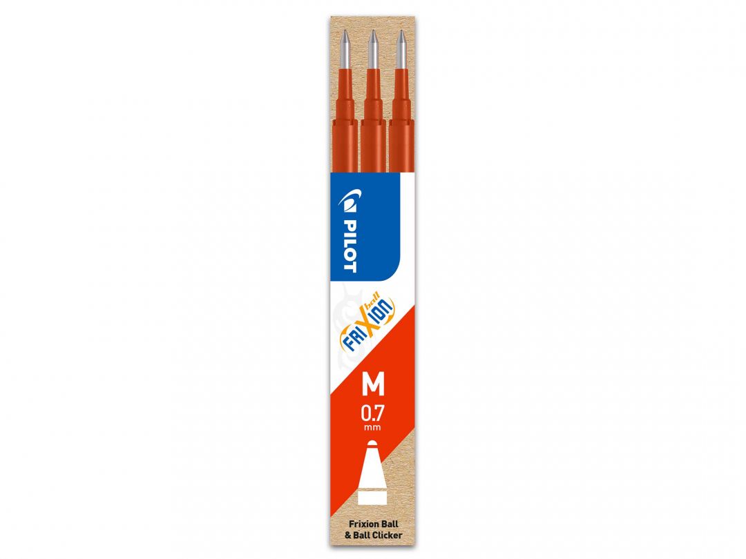 Image of Refill Pilot Frixion 0,7mm röd 3-p 356063 4902505356063