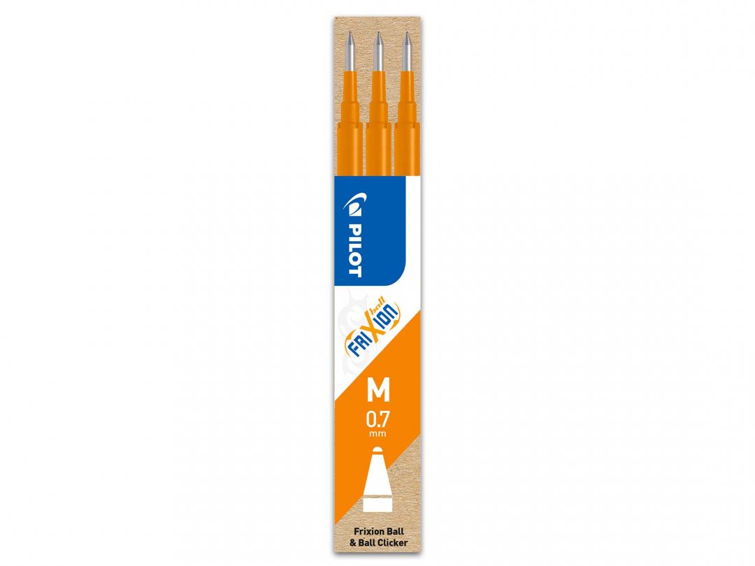 Image of Refill Pilot Frixion 0,7mm orange 3-p 358159 4902505358159