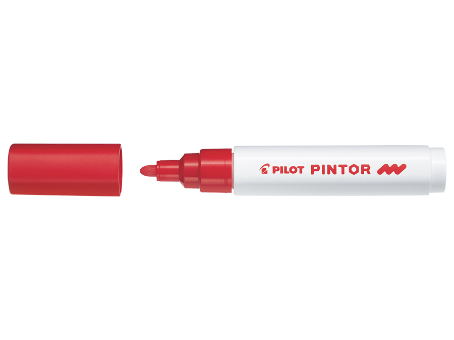 Image of Fiberpenna Pilot Pintor - Medium - Röd  (6F) 541919 4902505541902