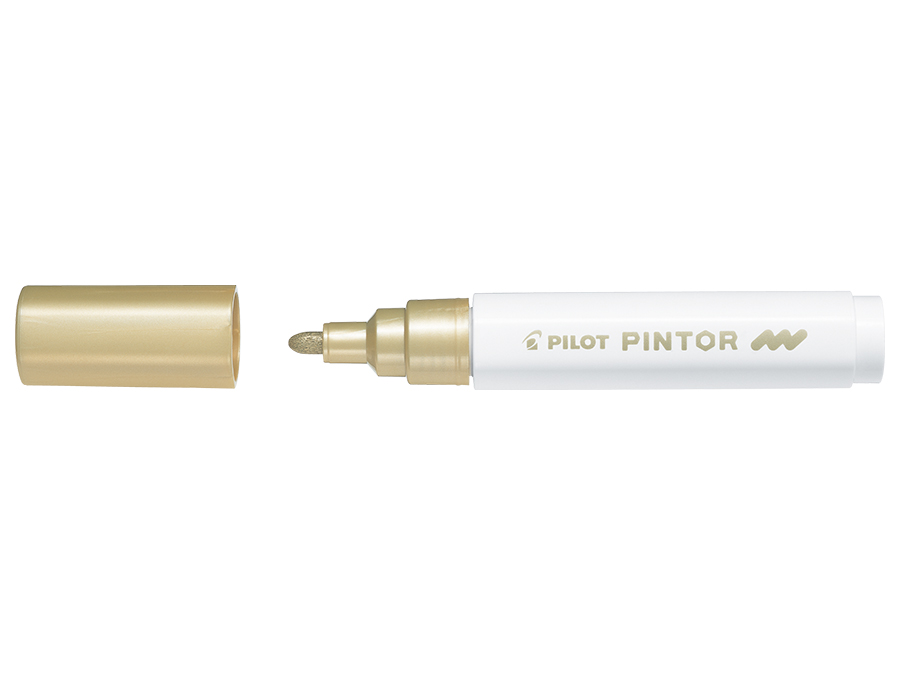 Image of Fiberpenna Pilot Pintor - Medium - Guld (6F) 542084 4902505542084
