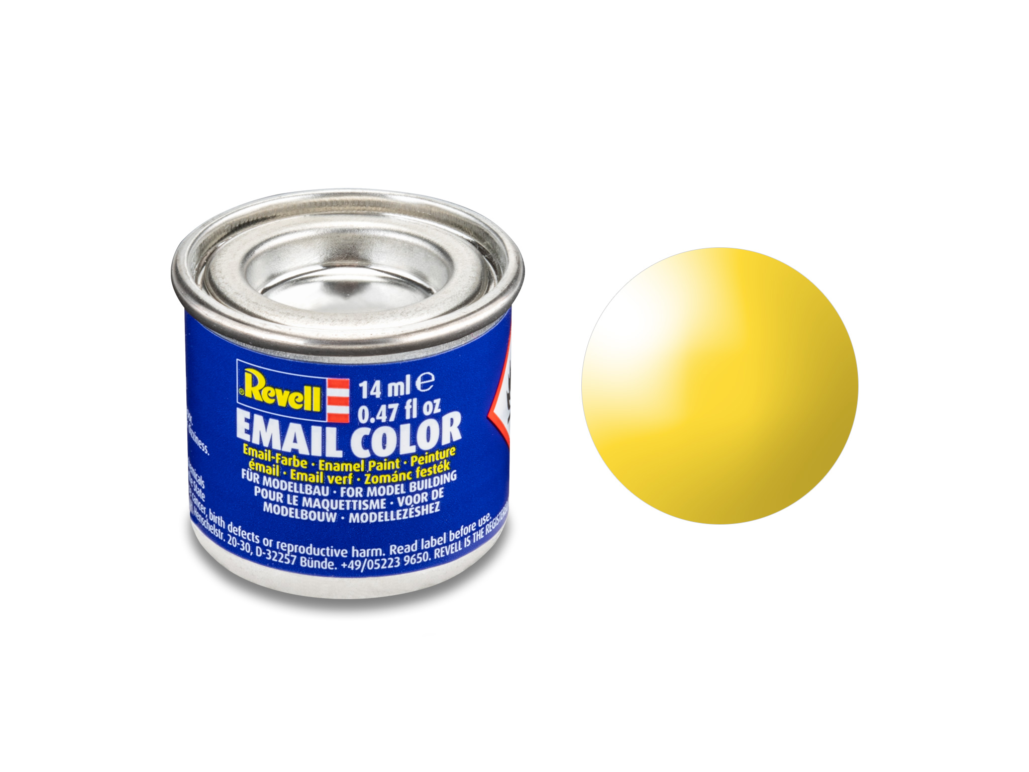 Image of Hobbyfärg Revell Enamel 14 ml. yellow, gloss 632112 42022725