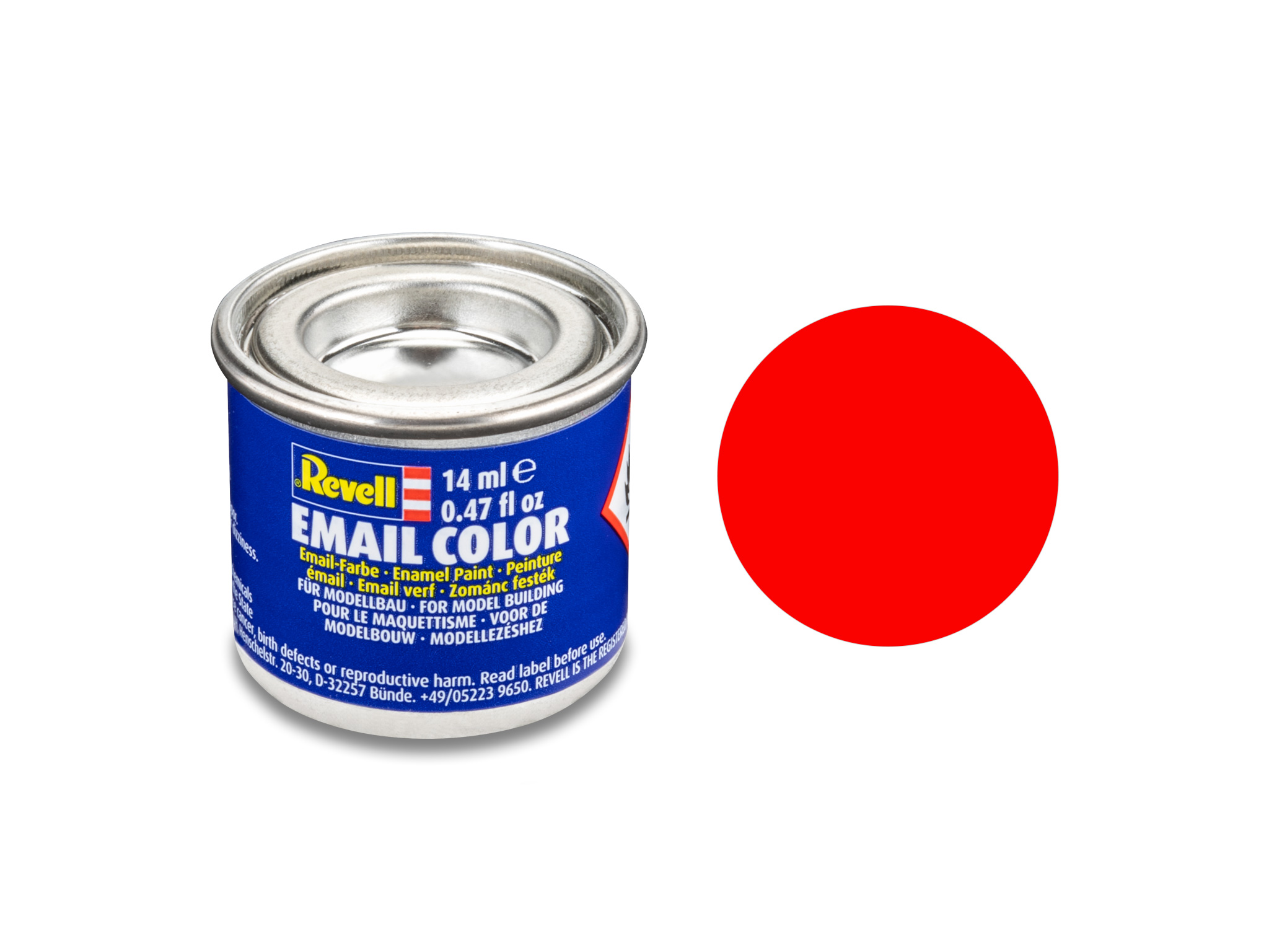Image of Hobbyfärg Revell Enamel 14 ml. luminous orange, mat 632125 42022756