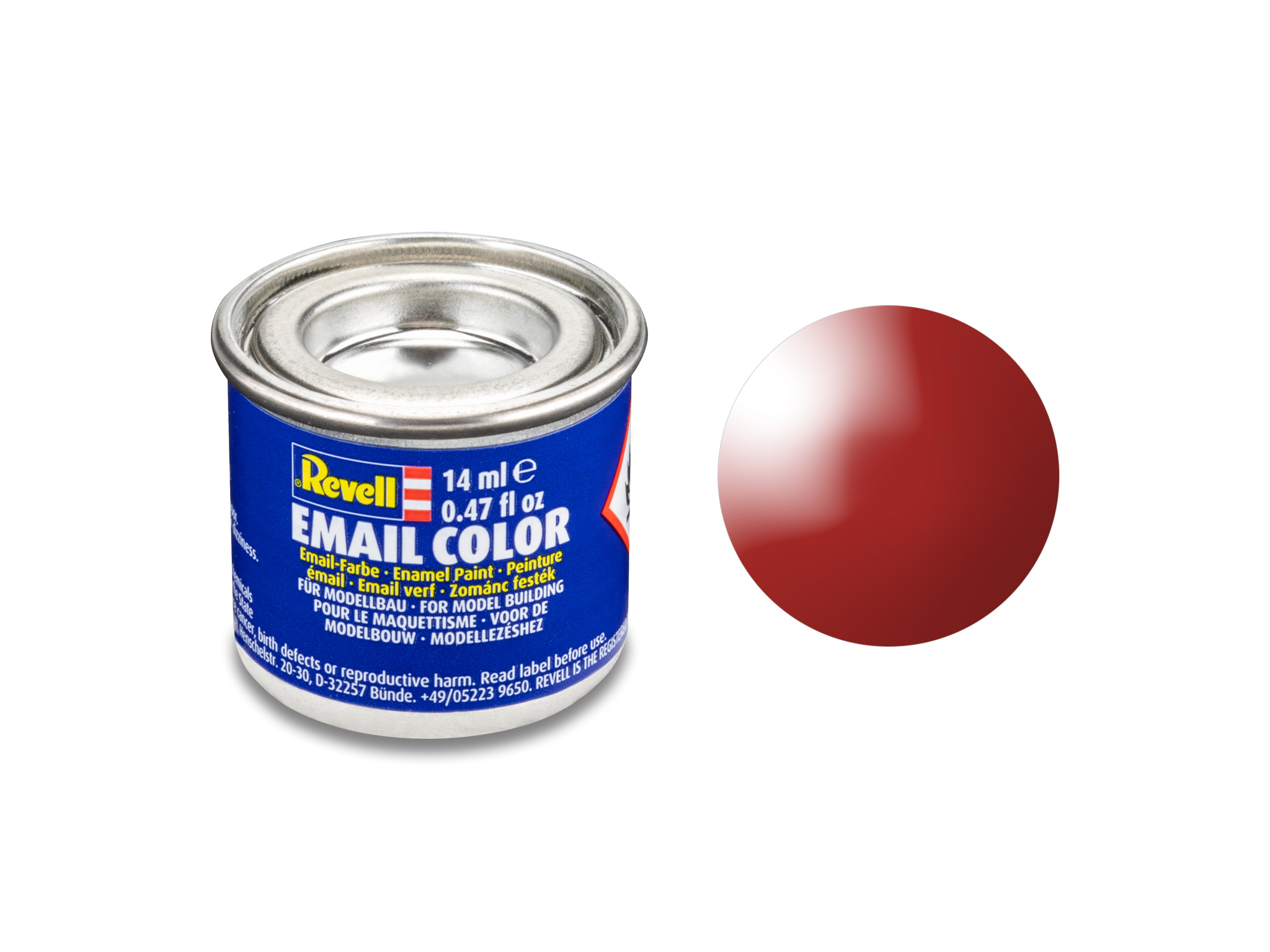 Image of Hobbyfärg Revell Enamel 14 ml. fiery red, gloss 632131 42022770