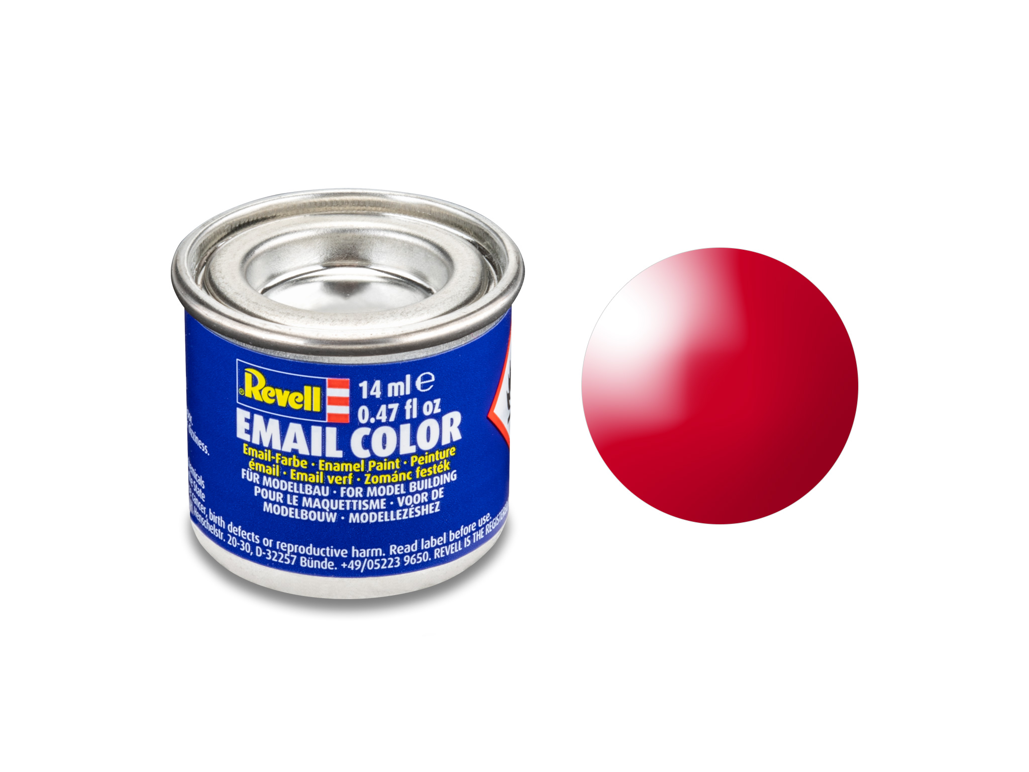 Image of Hobbyfärg Revell Enamel 14 ml. italian red, gloss 632134 42021773