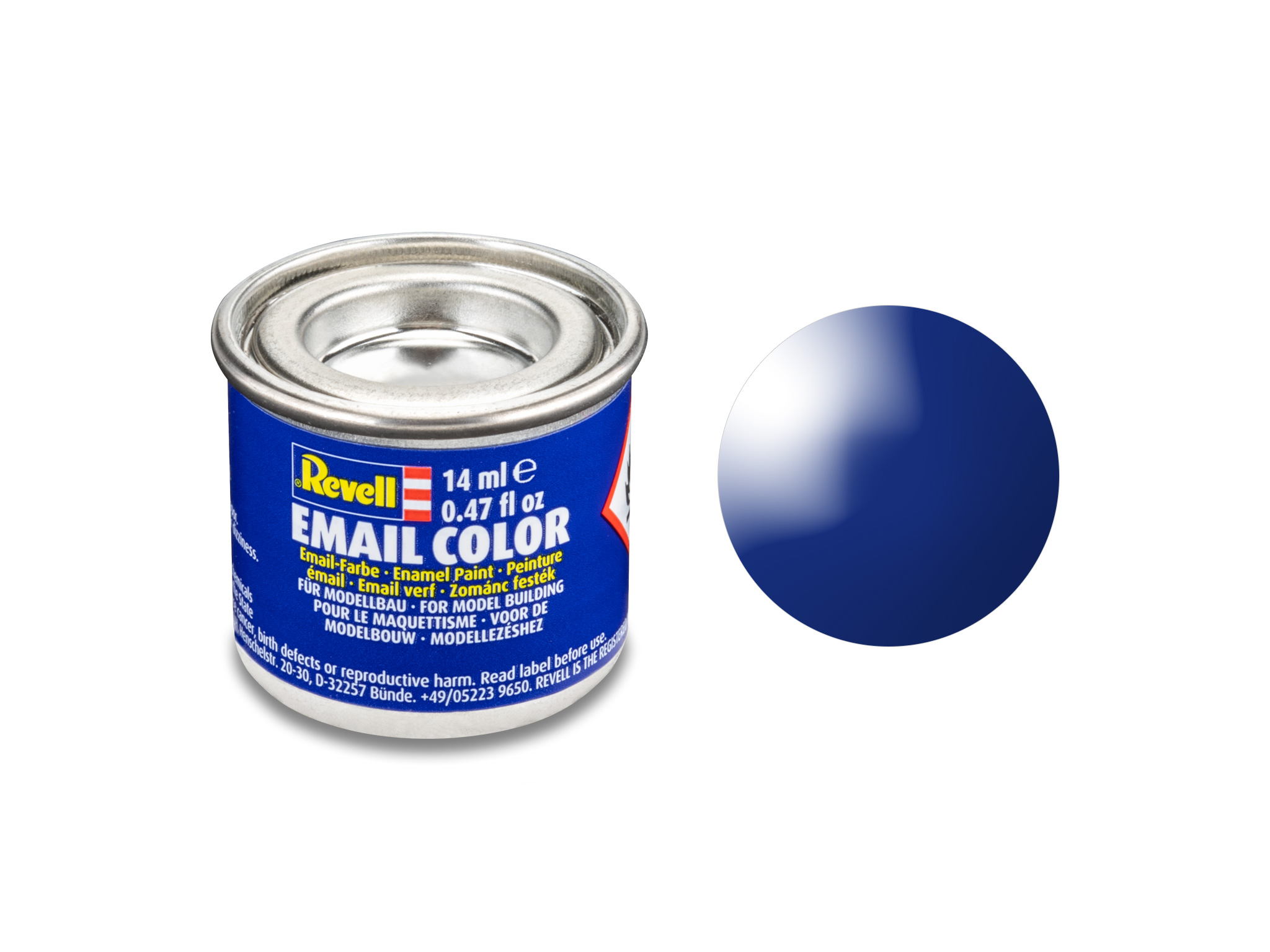 Image of Hobbyfärg Revell Enamel 14 ml. ultramarine-blue gloss 632151 42022886