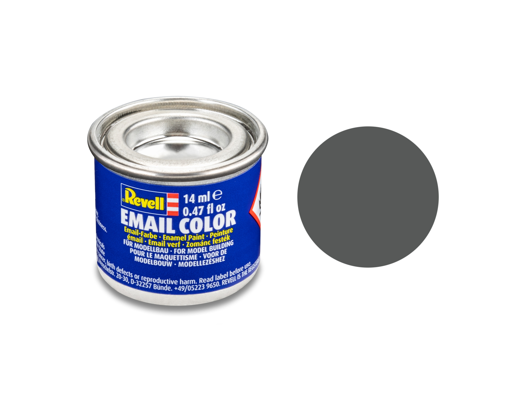 Image of Hobbyfärg Revell Enamel 14 ml. olive grey mat 632166 42022978