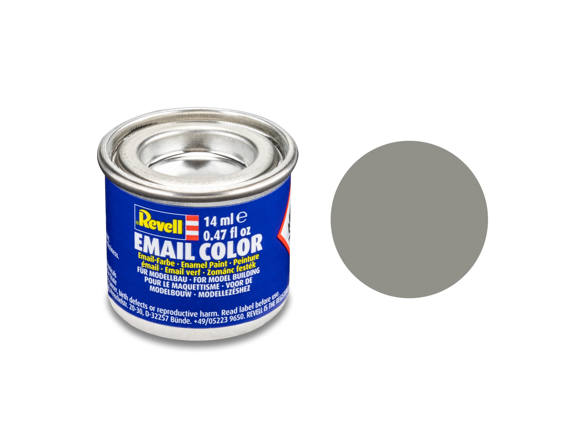Image of Hobbyfärg Revell Enamel 14 ml. stone grey mat 632175 42023029