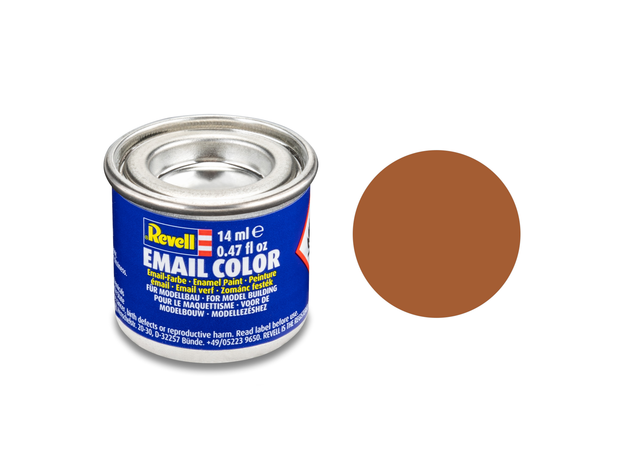 Image of Hobbyfärg Revell Enamel 14 ml. brown mat 632185 42023081