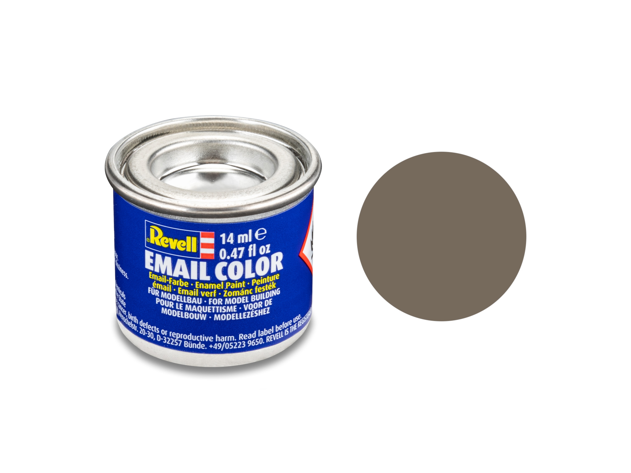 Image of Hobbyfärg Revell Enamel 14 ml. earth brown mat 632187 42023104