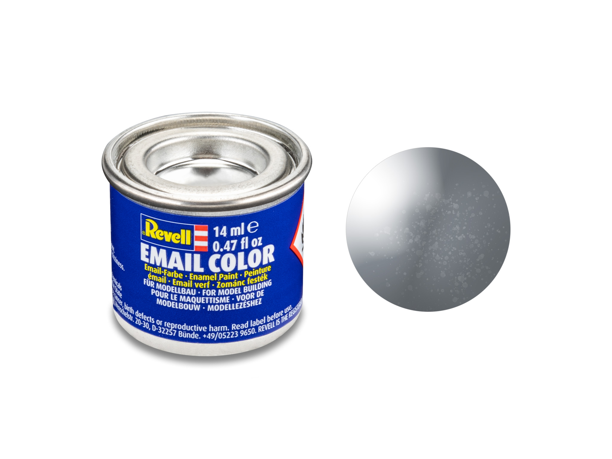 Image of Hobbyfärg Revell Enamel 14 ml. steel metallic 632191 42023142