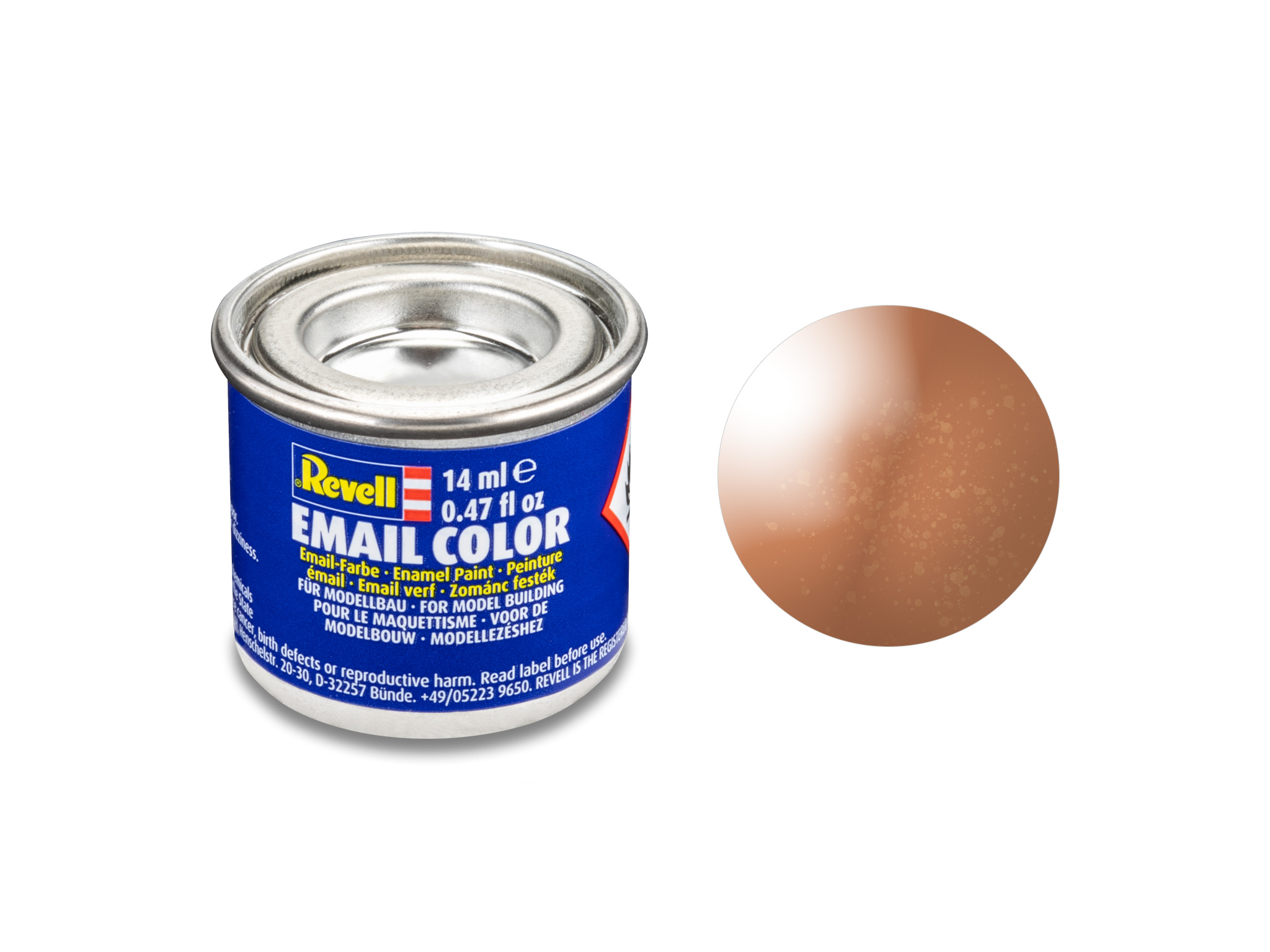 Image of Hobbyfärg Revell Enamel 14 ml. copper metallic 632193 42023166