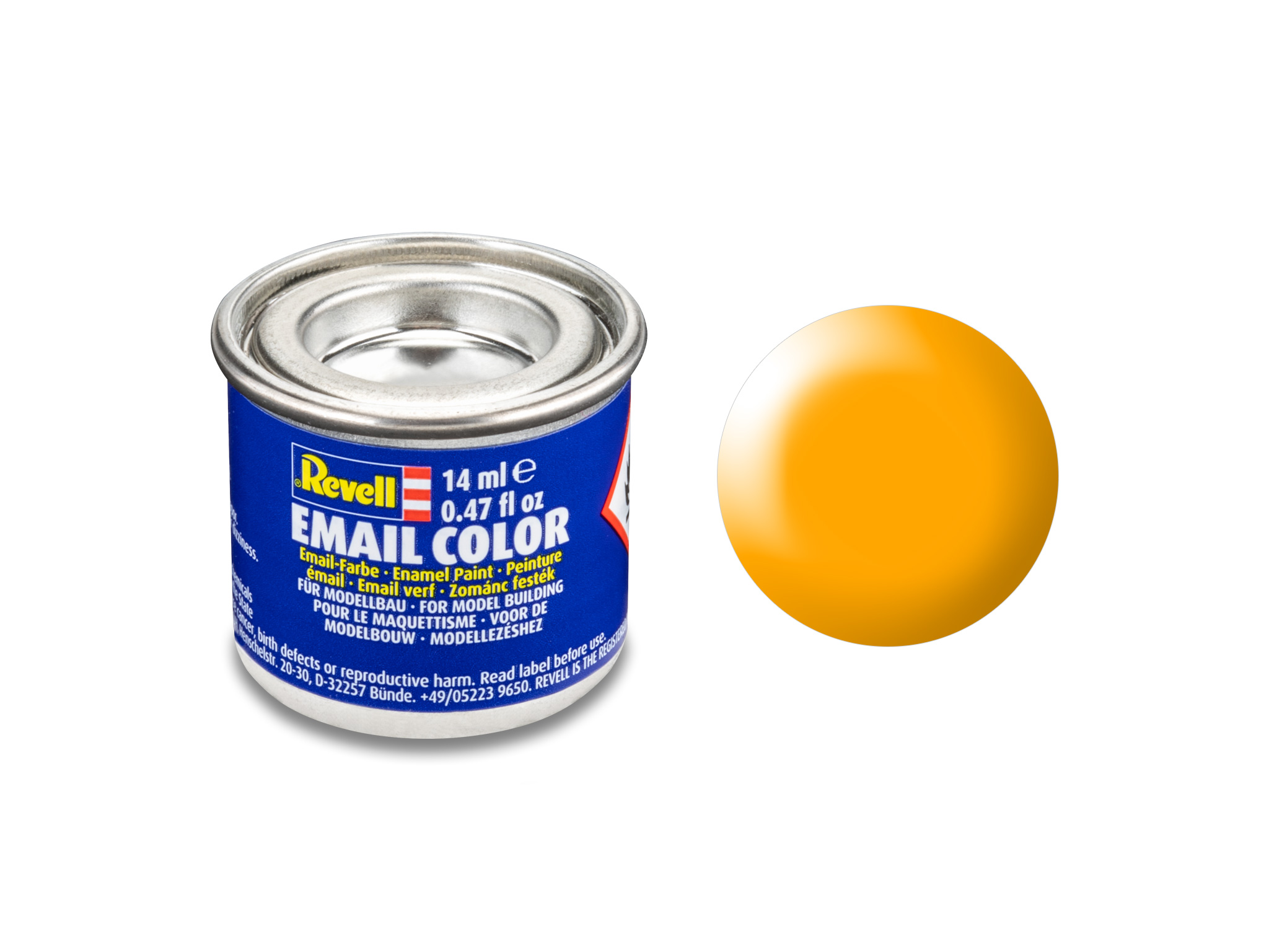 Image of Hobbyfärg Revell Enamel 14 ml. yellow silk 632310 42023258