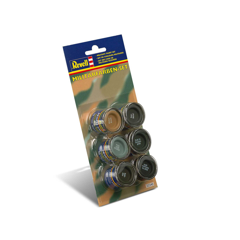 Image of Hobbyfärg Revell Enamel Military colour set 632340 4009803323404
