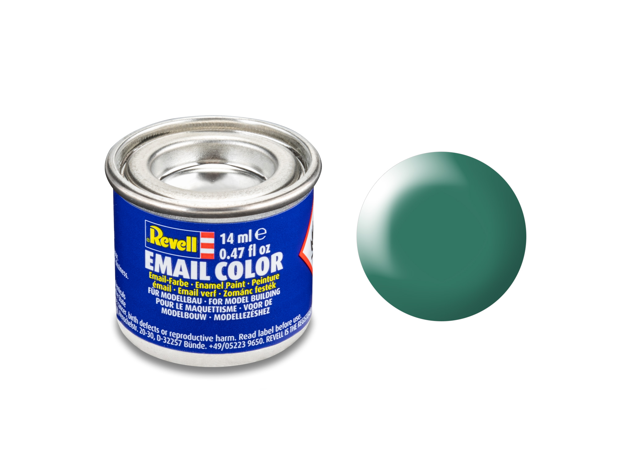 Image of Hobbyfärg Revell Enamel 14 ml. patina green silk 632365 42021841
