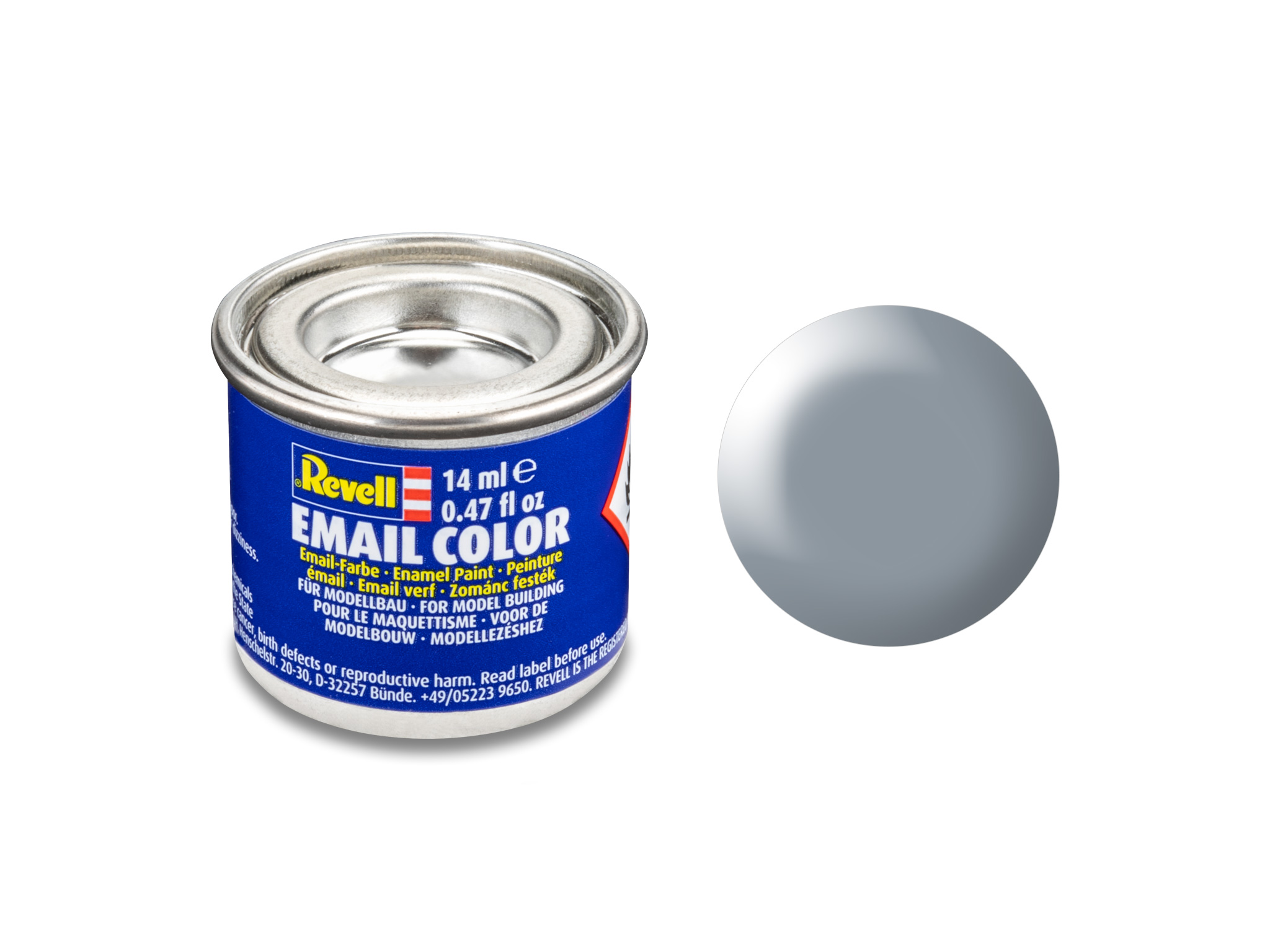 Image of Hobbyfärg Revell Enamel 14 ml. grey silk 632374 42023401