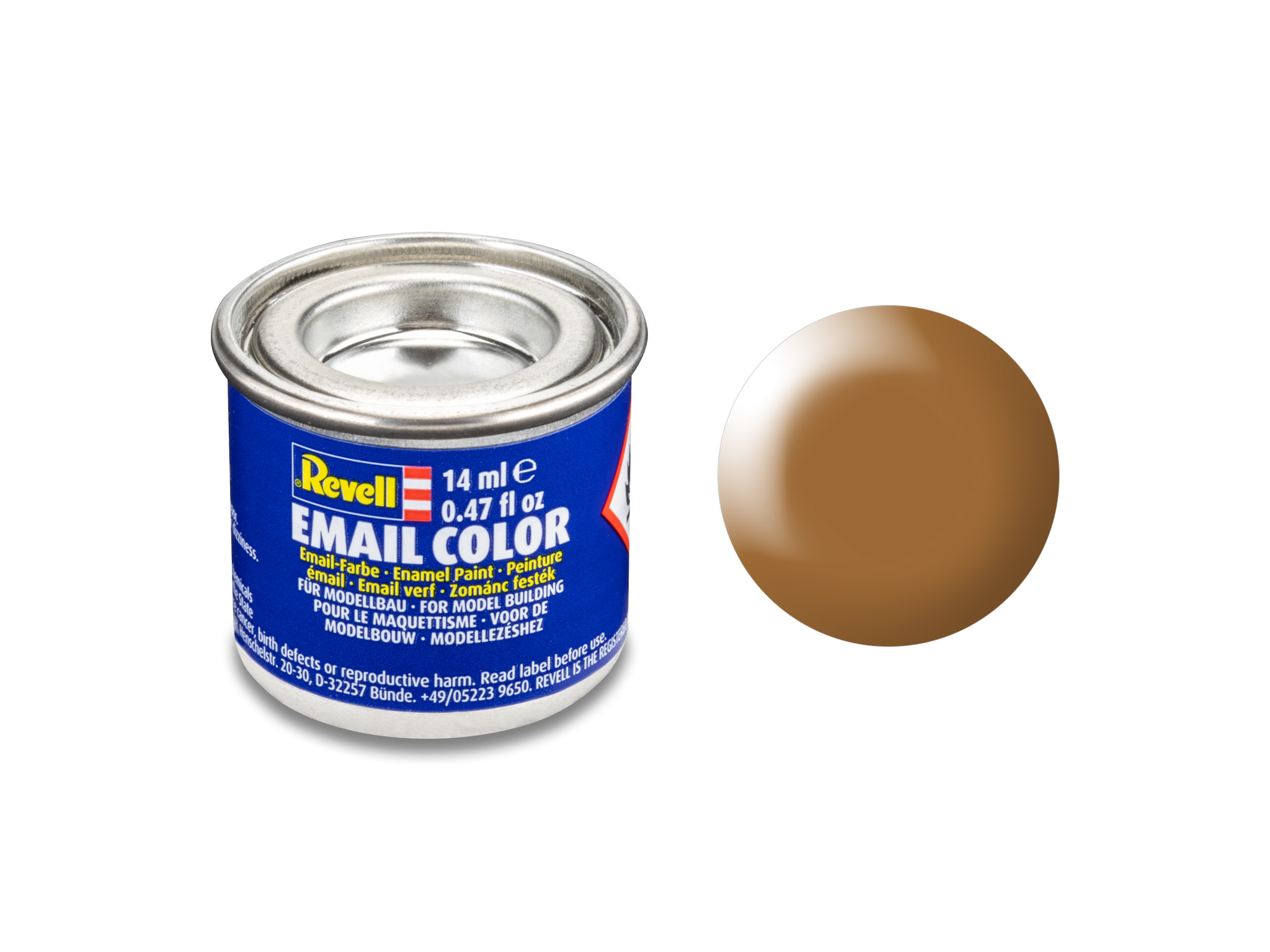Image of Hobbyfärg Revell Enamel 14 ml. wood brown silk 632382 42023449