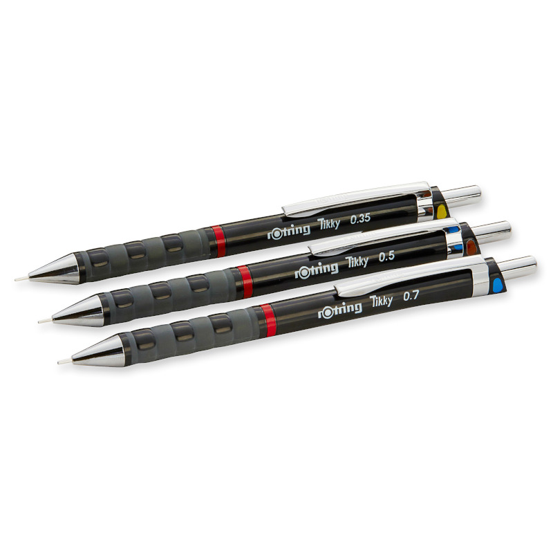 Image of Stiftpennset Rotring Tikky Mechanical Pencil 3 - Set with Colourcode S0801310 3501170801314