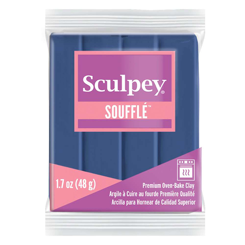 Image of Lera Sculpey Soufflé -- Midnight Blue (5F) utgått 816011 715891601143