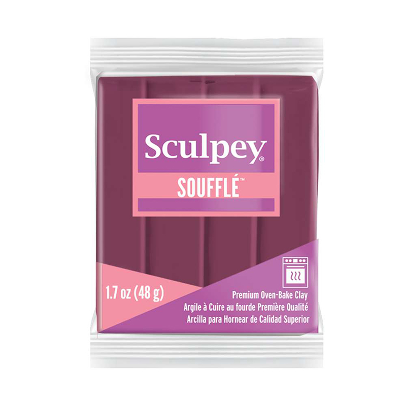 Image of Lera Sculpey Soufflé -- Cabernet (5F) 816028 715891602805