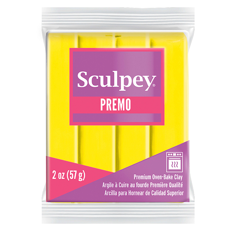 Image of Lera Premo Sculpey -- Zinc Yellow Hue  57g  PE02 5072  (5F) 825072 715891507223