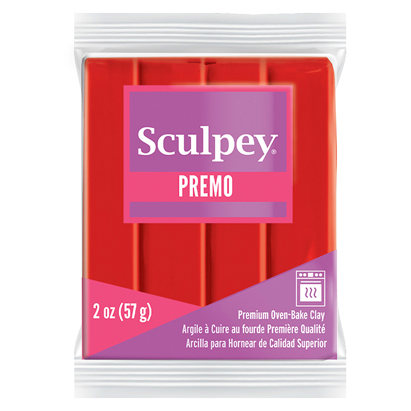 Image of Lera Premo Sculpey -- Cadmium Red Hue 57g PE02 5382 (5F) 825382 715891538227
