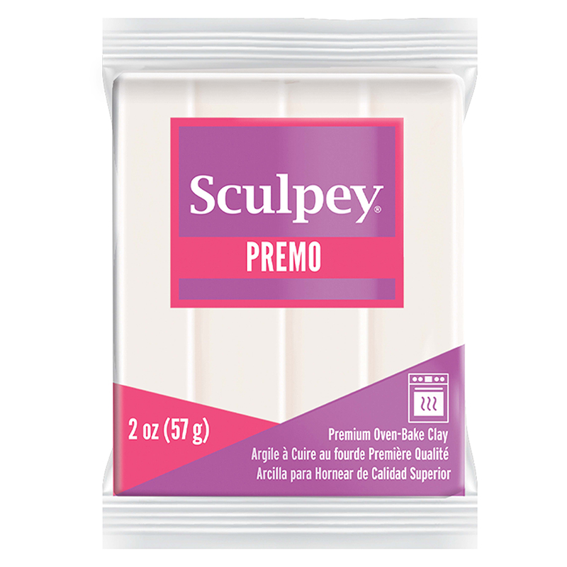 Image of Lera Premo Sculpey -- White Translucent Accents   57g  PE02 5527  (5F) 825527 715891552728