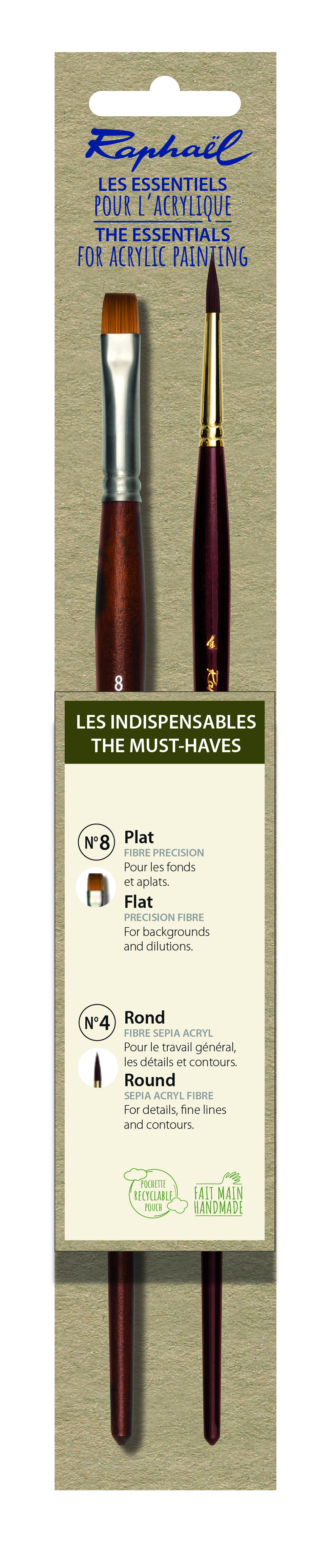 Image of Penselset Raphael The Must haves for Acrylic 1058110 3046451950966