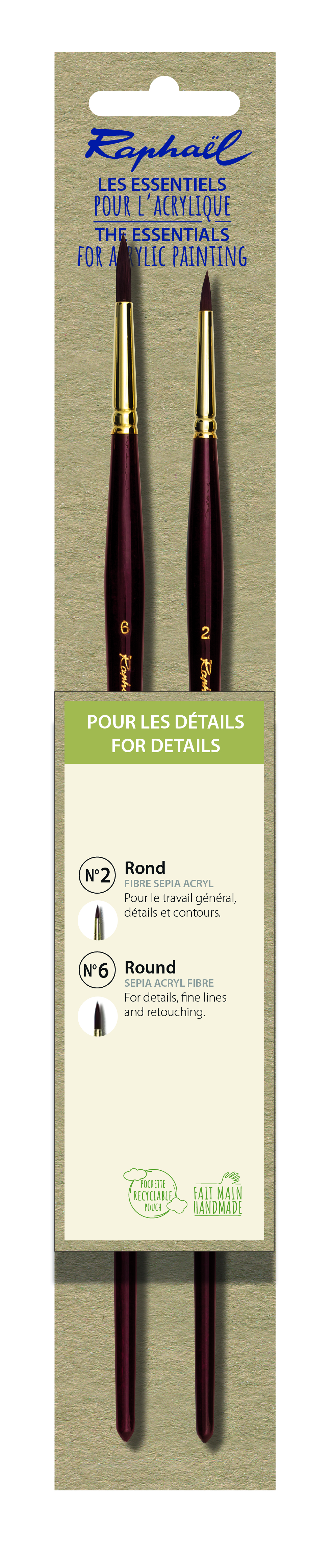 Image of Penselset Raphael The Essentials for details Acrylic 1058130 3046451950980