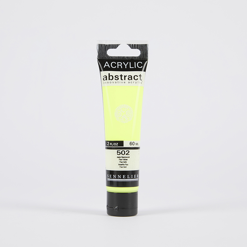 Image of Akrylfärg Abstract Sennelier 60ml Fluo Yellow 502 (3F) 121061502 3046451981564