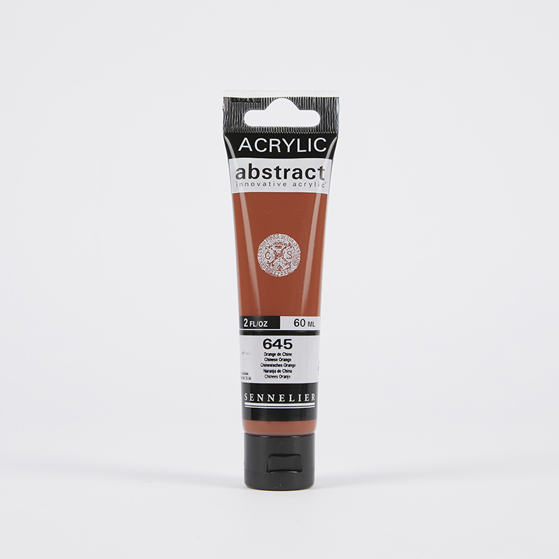 Image of Akrylfärg Abstract Sennelier 60ml Chinese orange 645 (3F) 121061645 3046451981694