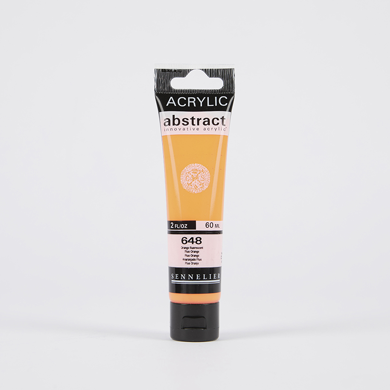 Image of Akrylfärg Abstract Sennelier 60ml Fluo Orange 648 (3F) 121061648 3046451981700