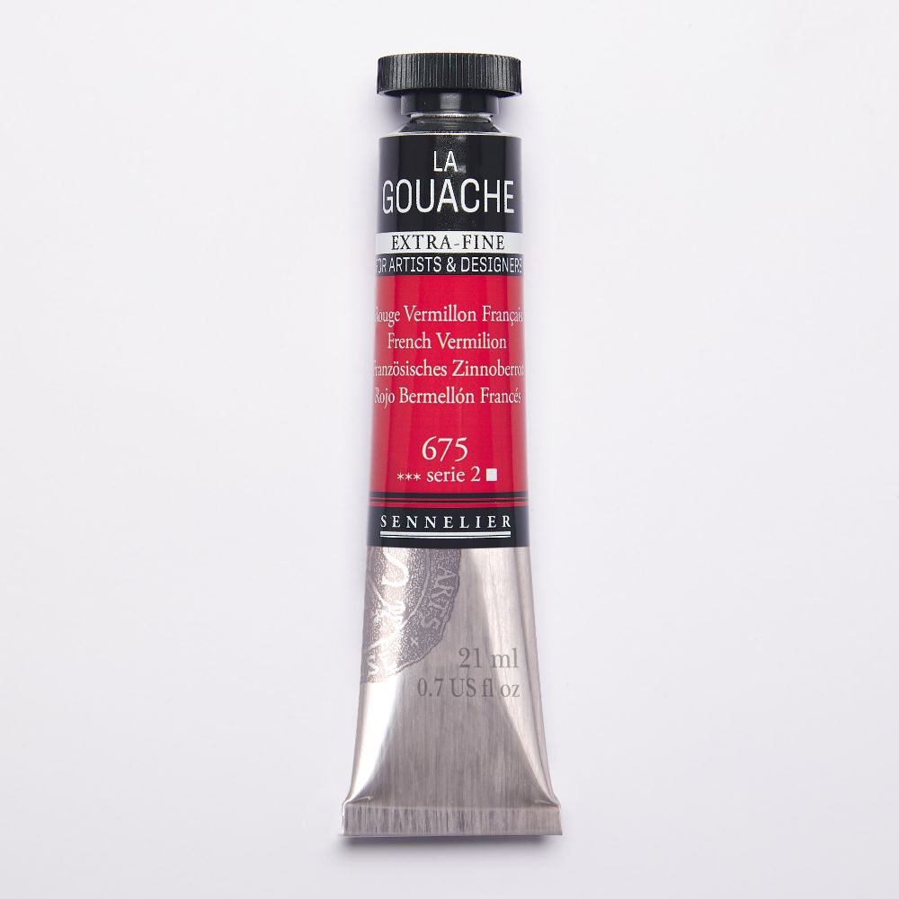 Image of Gouachefärg Sennelier Artist 21ml French Vermilion S2 130512675 3046451980987