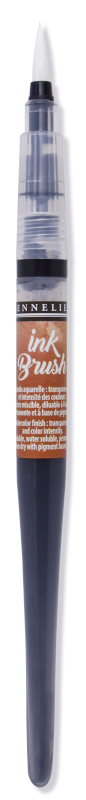 Image of Penselpenna Sennelier Ink Brush Burnt Umber 202 (3F) 131695202 3046451904884