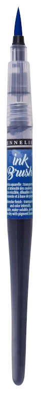 Image of Penselpenna Sennelier Ink Brush Primary blue 326 (3F) 131695326 3046451904778